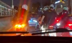 Bursa’da yol vermeyen otomobil sürücüsünün etrafını sardılar