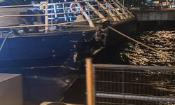 Mudanya İskelesi'nde korkutan anlar! İDO deniz otobüsü iskeleye çarptı