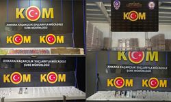 Ankara’da dev kaçakçılık operasyonu: 21 milyon liralık kaçak mala el konuldu