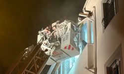Çorum'da apartman yangını! 7 kişi mahsur kaldı