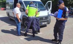 Güdül'de okul servislerine sıkı denetim
