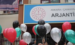 Ankara'da gökyüzü Gazze'deki çocuklar için renklendi