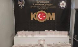 Kayseri'de kaçak sigara operasyonu! 130 bin 200 makaron ele geçirildi