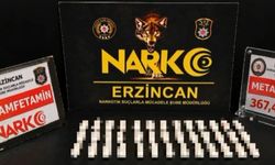 Uyuşturucuyu vücudunda taşıdı! Erzincan’da 367 gram metamfetamin ele geçirildi