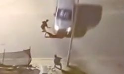 Kavga ettiği kişiye otomobille çarpıp çukura uçtu! Olayın gerçek boyutu hastanede ortaya çıktı