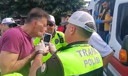 Kaza yapan sürücüden ilginç hareket! Alkolmetreyi üflemek yerine içine çekti