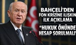 Bahçeli'den fon soruşturmasına ilişkin ilk açıklama: "Hukuk önünde hesap sorulmalıdır"