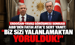 Erdoğan-Yavaş görüşmesi sonrası ABB’den Fatih Atik’e sert yanıt: "Biz sizi yalanlamaktan yorulduk!"