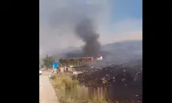 Çankaya’da yangın paniği! Otları yakmak isterken 3 ev alevlere teslim oldu