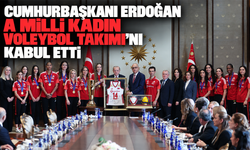 Cumhurbaşkanı Erdoğan A Milli Kadın Voleybol takımını kabul etti