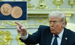 ABD’de bir ilk daha: Trump’ın yüzü 1 dolarlık madeni paraya basıldı