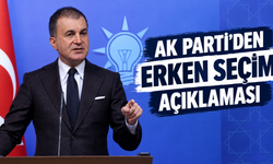 AK Parti Sözcüsü Ömer Çelik'ten 'erken seçim' açıklaması