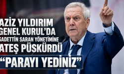 Aziz Yıldırım, Fenerbahçe Genel Kurulu'nda Sadettin Saran yönetimine ateş püskürdü: "Parayı yediniz"