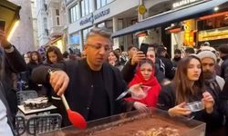 Dev akvaryumda tiramisu ikramı!