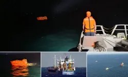 Silivri'de kayıp 10 mürettebat için umutlu bekleyiş