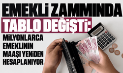 Emekli zammında tablo değişti: Milyonlarca emeklinin maaşı yeniden hesaplanıyor