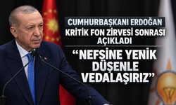 Cumhurbaşkanı Erdoğan fon zirvesi sonrası sert konuştu: "Nefsine yenik düşenle vedalaşırız"