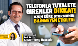Telefonla tuvalete girenler dikkat! Uzun süre oturmanın bilinmeyen etkileri