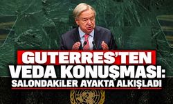 Guterres'ten veda konuşması: Salondakiler ayakta alkışladı