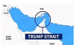 Trump haritayı paylaştı, Hürmüz Boğazı'nın adını değiştirdi: "Trump Boğazı"