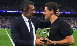 Arda Güler'e Şampiyonlar Ligi'nde büyük ödül: Efsane isim Figo'nun elinden aldı