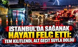 İstanbul’da sağanak hayatı felç etti: TEM kilitlendi, alt geçit suyla doldu