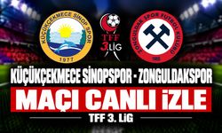 Küçükçekmece Sinopspor-Zonguldakspor MAÇI CANLI İZLE | TFF 3.Lig