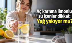 Aç karnına limonlu su içenler dikkat: Yağ yakıyor mu?