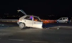 Malatya’da zincirleme kaza! Otomobil ikiye bölündü
