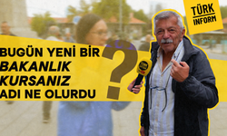 Bugün yeni bir bakanlık kursanız adı ne olurdu?