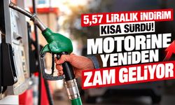 5,57 liralık indirim kısa sürdü! Motorine yeniden zam geliyor