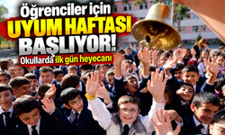 Öğrenciler için uyum haftası başlıyor! Okullarda ilk gün heyecanı