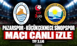 Pazarspor-Küçükçekmece Sinopspor CANLI MAÇ İZLE | TFF 3. Lig