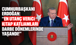Cumhurbaşkanı Erdoğan: “En utanç verici kitap katliamları darbe dönemlerinde yaşandı!”