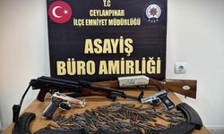 Şanlıurfa’da eş zamanlı operasyon: 57 silah ele geçirildi, 16 şüpheli gözaltında
