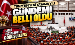 TBMM’nin yeni yasama yılı gündemi belli oldu: Hangi düzenlemeler görüşülecek?