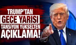 Trump'tan tansiyonu yükselten açıklama: "Bu gece İran'ı vuracağız"