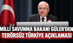 Milli Savunma Bakanı Güler'den "Terörsüz Türkiye" açıklaması: "Taviz vermeden yürütüyoruz"