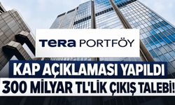 Tera Portföy'den fon ödemelerine ilişkin açıklama!