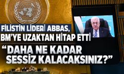 Filistin lideri Abbas, BM'ye uzaktan hitap etti: "Daha ne kadar sessiz kalacaksınız?"