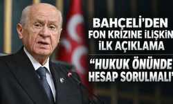 Bahçeli'den fon soruşturmasına ilişkin ilk açıklama: "Hukuk önünde hesap sorulmalıdır"