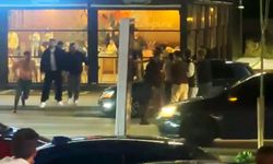 Aksaray’da gençlerin trafik kavgası kamerada