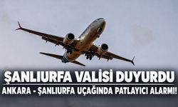 Ankara-Şanlıurfa uçağında bomba ihbarı: Uçakta arama yapılacak