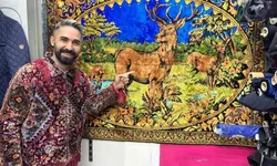 Ankara’da sıra dışı tasarım! Duvar halıları ceket ve kaban oluyor