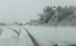 Ankara'nın yüksek kesimlerine kar yağdı: Bölge beyaza büründü