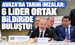 Avaza Zirvesi’nde imzalar atıldı: 6 liderden ortak bildiri