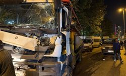Avcılar'da beton pompası dehşet saçtı: 7 aracı biçti!
