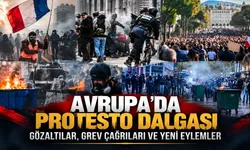 Avrupa ülkelerinde protesto dalgası: Gözaltılar, grev çağrıları ve yeni eylemler