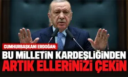 Cumhurbaşkanı Erdoğan: Bu milletin kardeşliğinden artık ellerinizi çekin