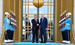 Cumhurbaşkanı Erdoğan, Caparov ile bir araya geldi